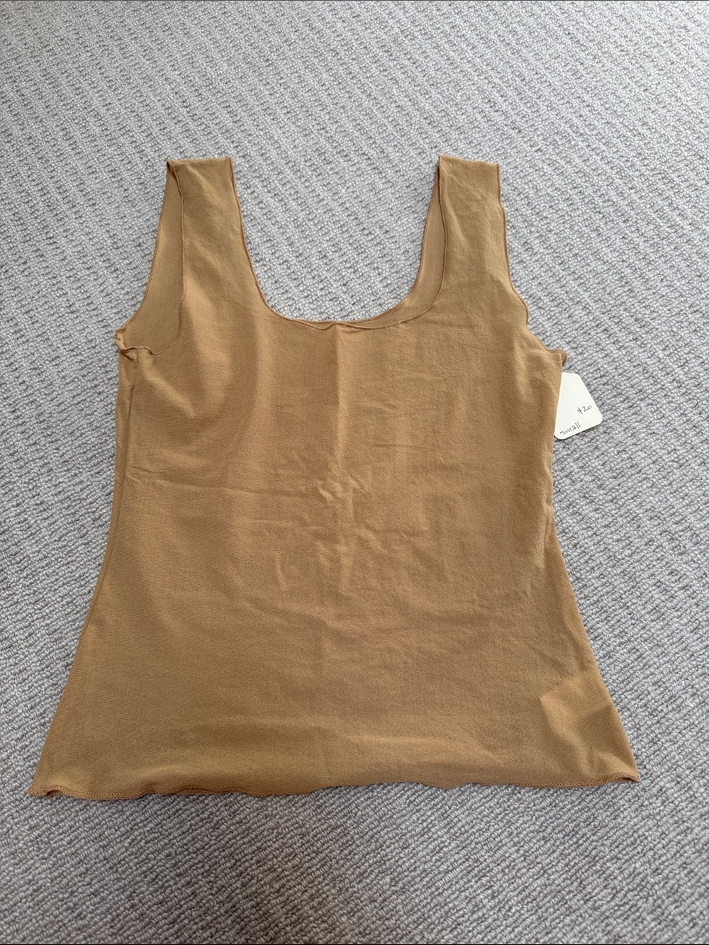Hanky Panky Camel Brown Scoop Neck Tank